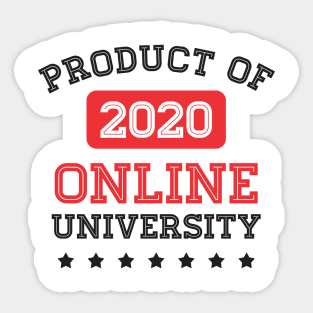 2020 ONLINE UNIVERSITY GRADUATE Sticker